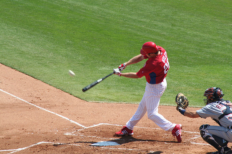 Il giocatore di baseball mancino