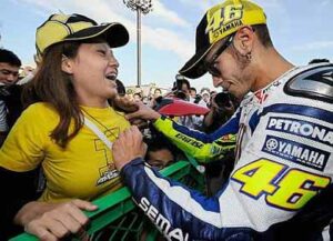Valentino Rossi è mancino
